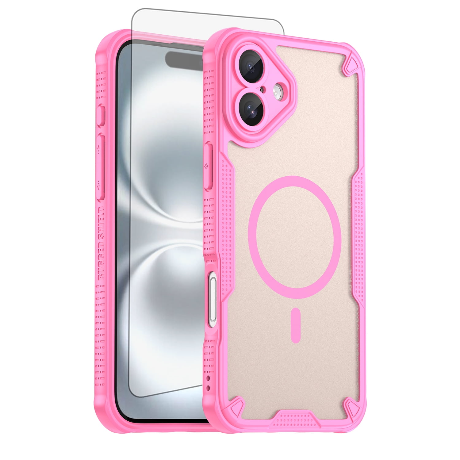 Asuwish Compatible with iPhone 16 Plus 6.7 inch Phone Case Tempered ...