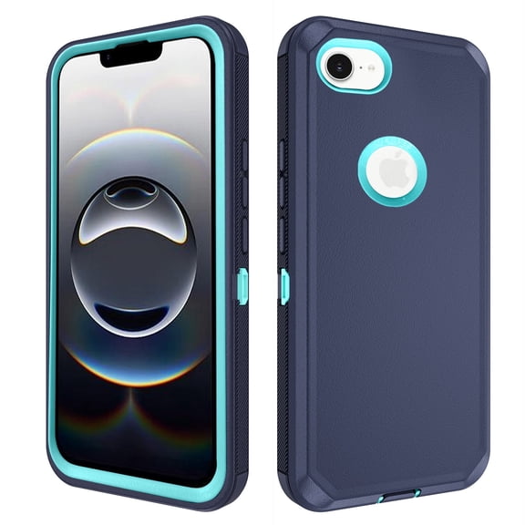 Asuwish Compatible with iPhone 16e/SE 2025/SE 4 Phone Case Hybrid Rugged Shockproof Hard Protective Drop Proof Full Body Heavy Duty Mobile Cell Cover for i16e SE4 Generation 16eCase Women Men Blue