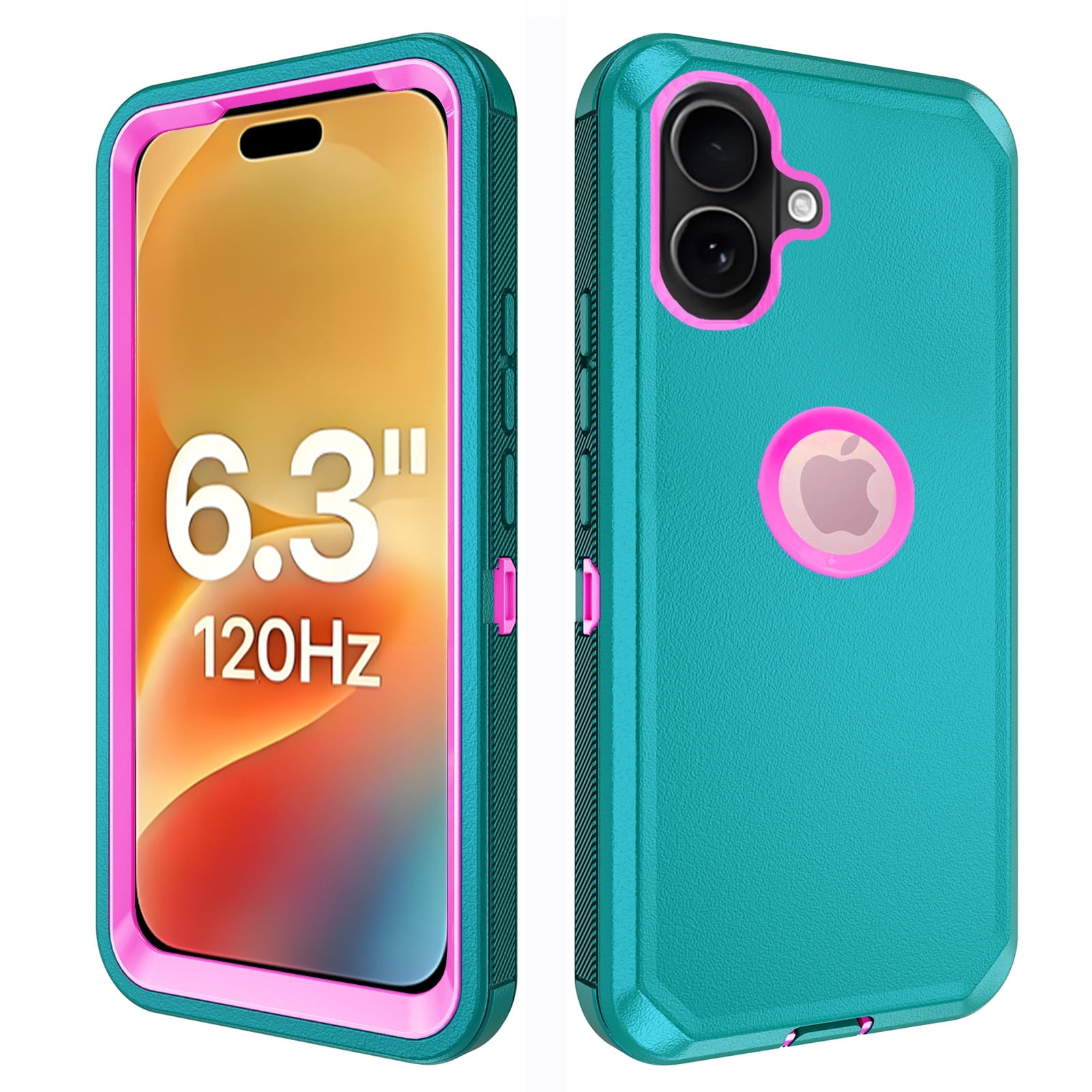 Asuwish Compatible with iPhone 17 6.3 inch Phone Case Hybrid Rugged ...