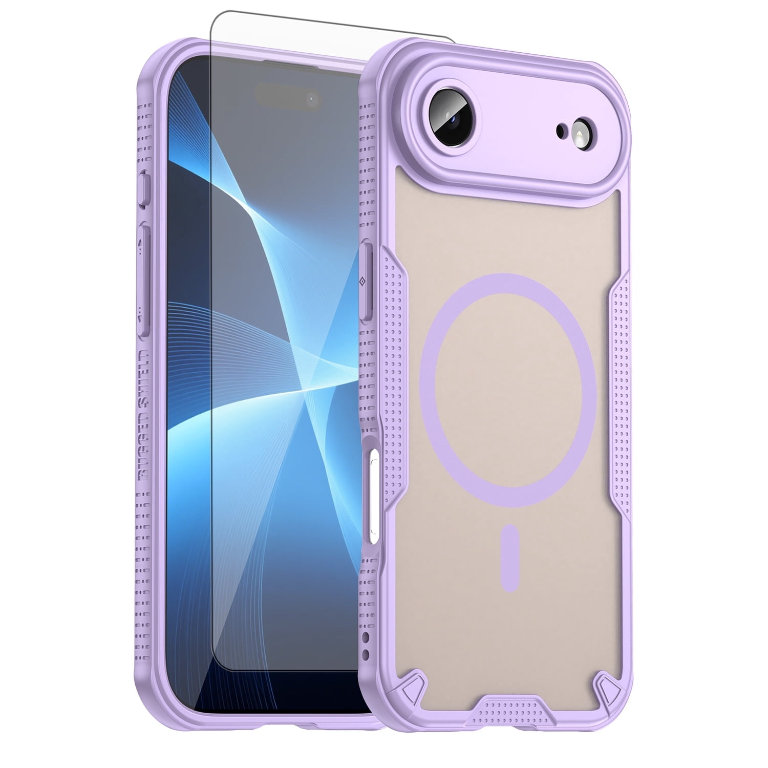 Asuwish Compatible with iPhone 17 Air 6.5 inch Phone Case Tempered ...