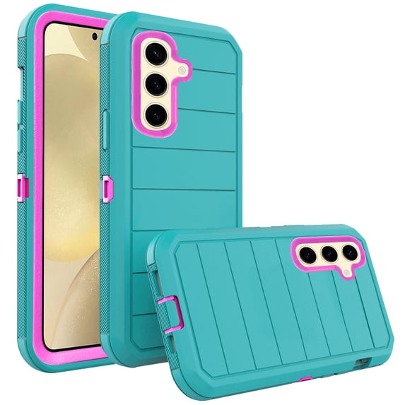 Asuwish Phone Case Compatible with Samsung Galaxy S24 Plus/S25 Plus S24+ S25+ 5G Hybrid Rugged Shockproof Hard Protective Drop Proof Full Body Heavy Duty Mobile Cell Cover for 24 25 + Women Men Green