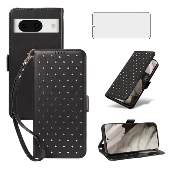 Asuwish Phone Case for Google Pixel 8A DZXFF US Black