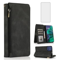 Asuwish Phone Case for Moto G Stylus 5G 2025 FGDKPT Black Case