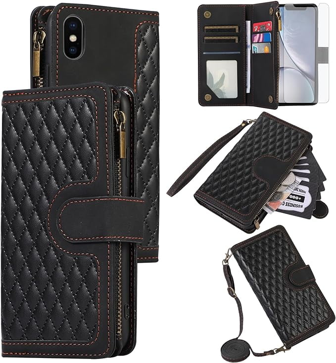 Curated visual reference: Picture Idea: Asuwish Phone Case For Iphone Xs X 10 10S Wallet