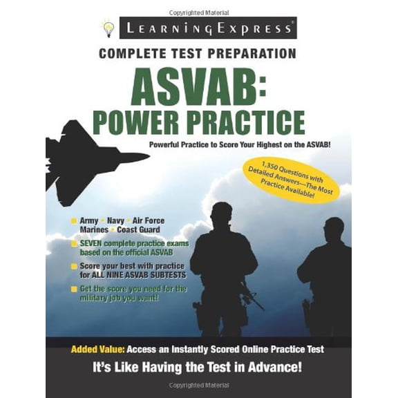 Pre-Owned ASVAB: Power Practice (Paperback) 1576857492 9781576857496