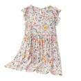 thumbnail image 1 of Asxite Girls 2-8 Years Print Cap Sleeve Dress, 1 of 4
