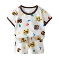 thumbnail image 1 of Asxite Kids Short Sleeve Top with Shorts Casual Set, 1 of 4