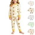 thumbnail image 1 of Asxite Toddler Fall Outfits Solid Crewneck Top Jogger Pants Casual Breathable 2 Piece Set 3Y, 1 of 6