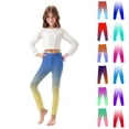 thumbnail image 1 of Asxite Toddler Girls Leggings Soft Gradient Print Breathable Stretch Casual Winter Pants, 1 of 7