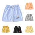 thumbnail image 1 of Asxite Toddler Shorts Casual Loose Breathable Fashion Print Drawstring Elastic Sweatpants for 1-6Y, 1 of 5