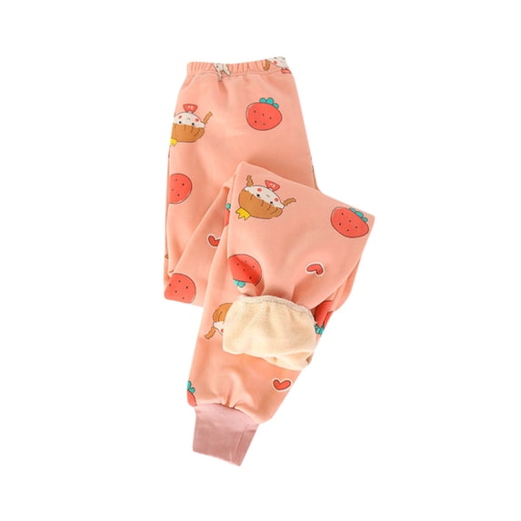 Asxite Toddler Pants Print Fleece Lined Breathable Stretch Thick Warm Winter Leggings 1-16 Y