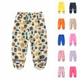 thumbnail image 1 of Asxite Toddler Solid Rain Pants Elastic Waist Breathable Loose Casual Summer 5-15 Y, 1 of 4