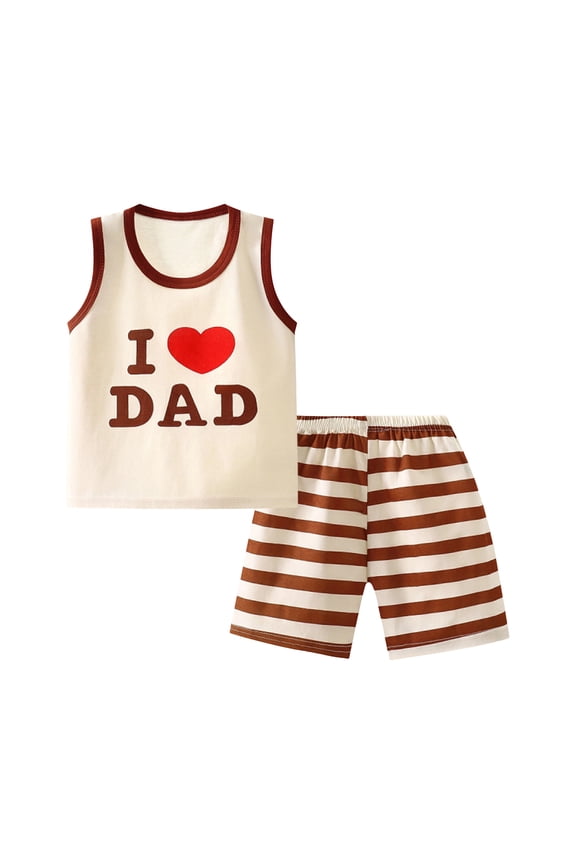 Toddler Summer Outfits Casual Solid Sleeveless Tank Top Shorts Set 2 Piece 6 M-4 Y