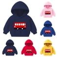 thumbnail image 1 of Asxite Toddler Tops Long Sleeve Print Hoodie Casual Loose Fall Winter 2-7 Y, 1 of 6