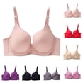 thumbnail image 1 of Asxite Women D Cup Plus Size Solid Underwire Lift Support Bra Dark Gray 36/80D, 1 of 4