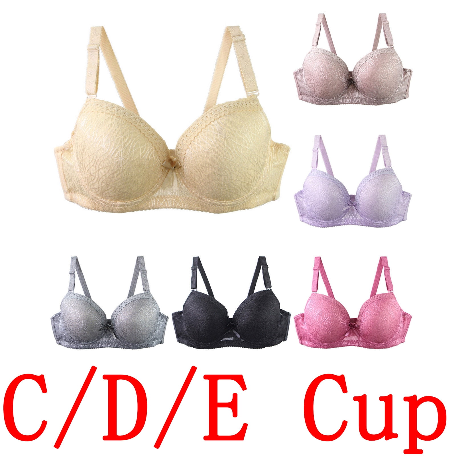 Asxite Women D Cup Solid Lace Underwire Lift Support Full Cup Bra — free download
