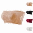 thumbnail image 1 of Asxite Women Plus Size Lace Strapless Bralette Stretch Invisible Wrap Bra White XXXXXL, 1 of 3