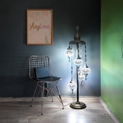 Asylove 5 Globe Turkish Mosaic Lamp Handmade Mosaic Floor Lamp Standing Lamps Floor Lamp for Decorative Lighting Home Designs Turkish Lantern Offer 5 inch Globe - Total Height 52 inch