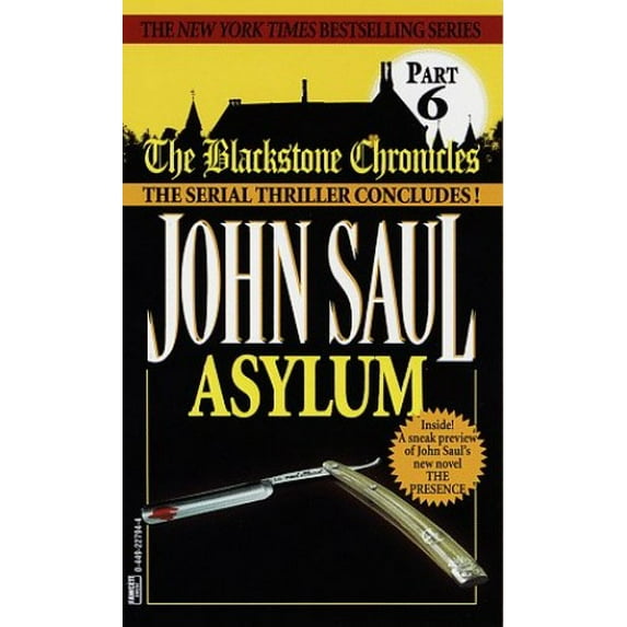 Pre-Owned Asylum (Blackstone Chronicles) (Unknown) 0449227944 9780449227947