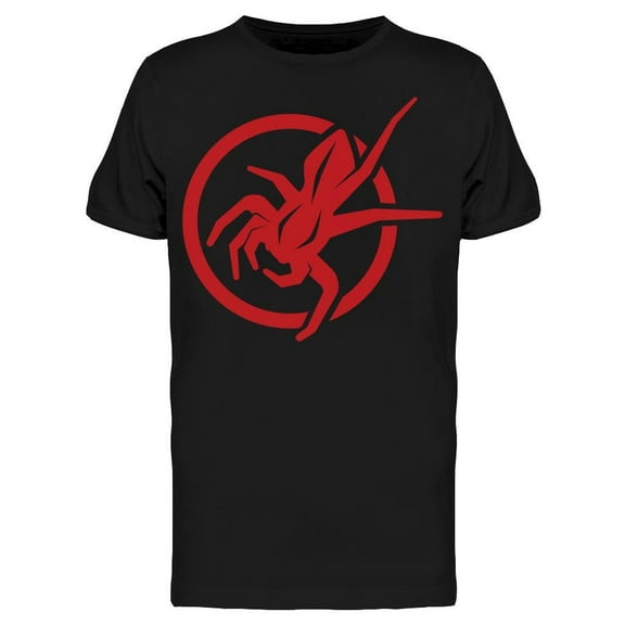 Asymmetrical Spider In Circle T-Shirt Men -Image by Shutterstock, Male Medium