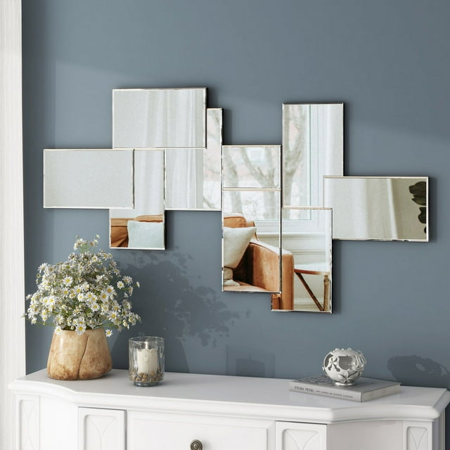 Asymmetrical Wall Mirror Cluster Wall Mirror Irregular Wall Mirror
