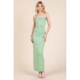 thumbnail image 1 of Asymmetry Ruched Double Layered Maxi Dress, 1 of 4