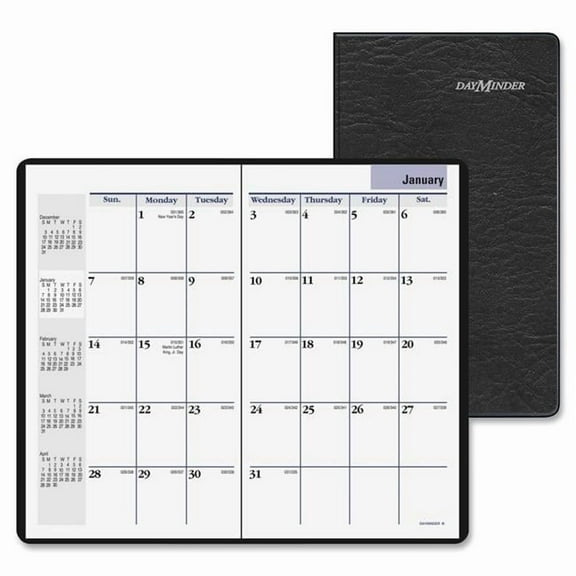 At-A-Glance  6.19 x 3.63 in. Dayminder Pocket-Sized Monthly Planner