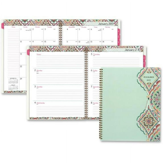 At-A-Glance AAG182905 8.5 x 11 in. Marrakesh Weekly-Monthly Planner
