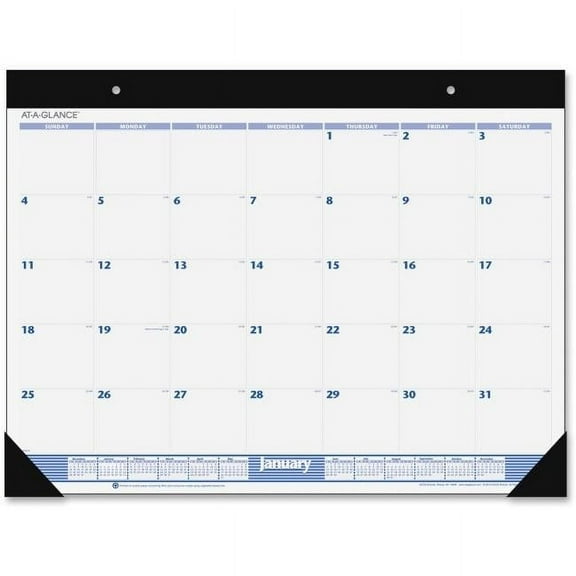 At A Glance AAGSW20000 22 x 17 in. Monthly Desk Pad Calendar 2016
