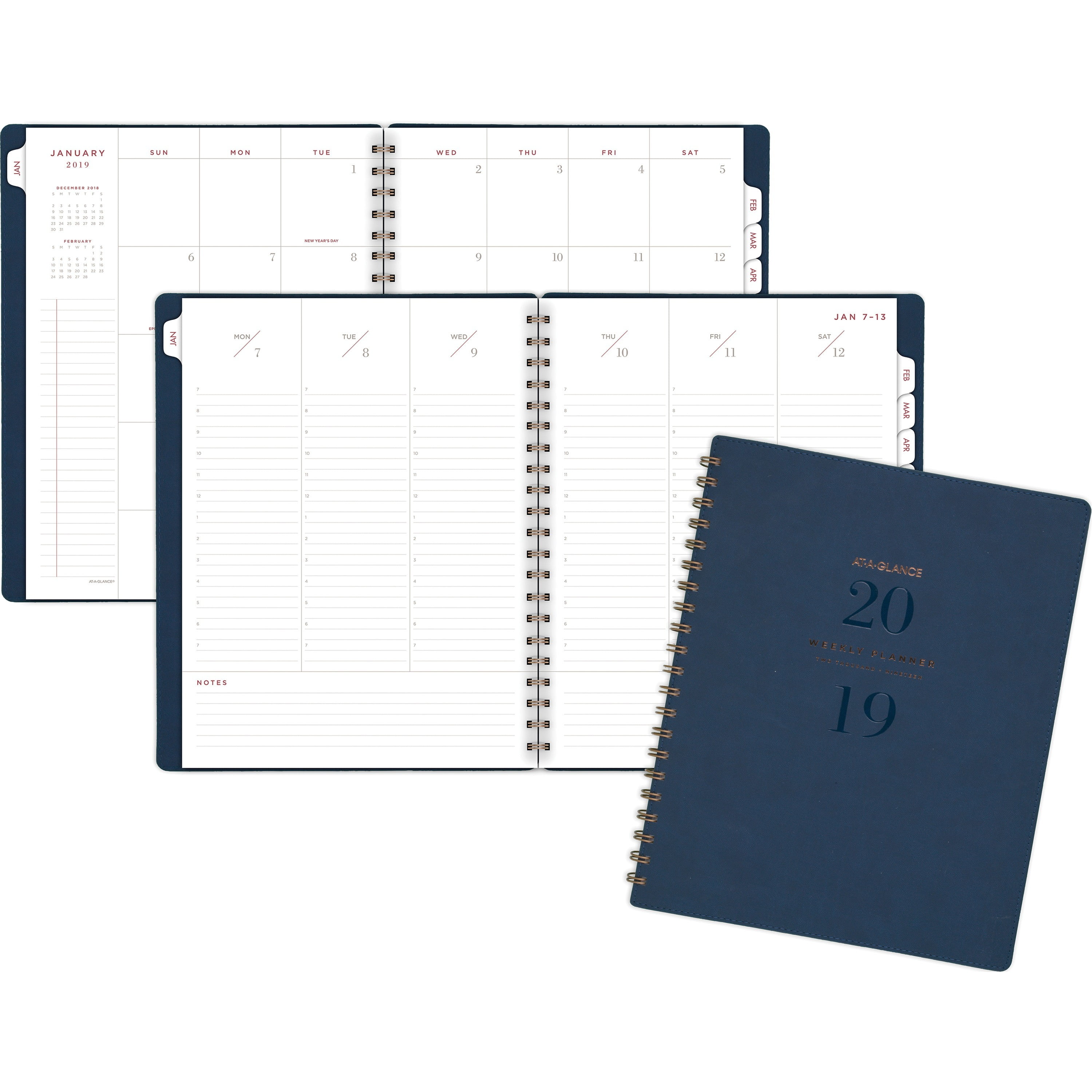 At-A-Glance Signature Lite Weekly Monthly Planner - Small - View #6
