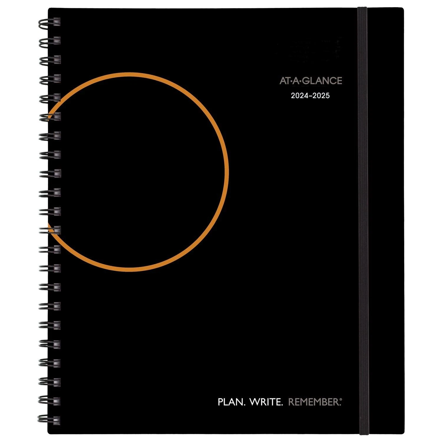 At A Glance Academic Planner July 2024 To June 2025 Weekly Monthly Black Cover