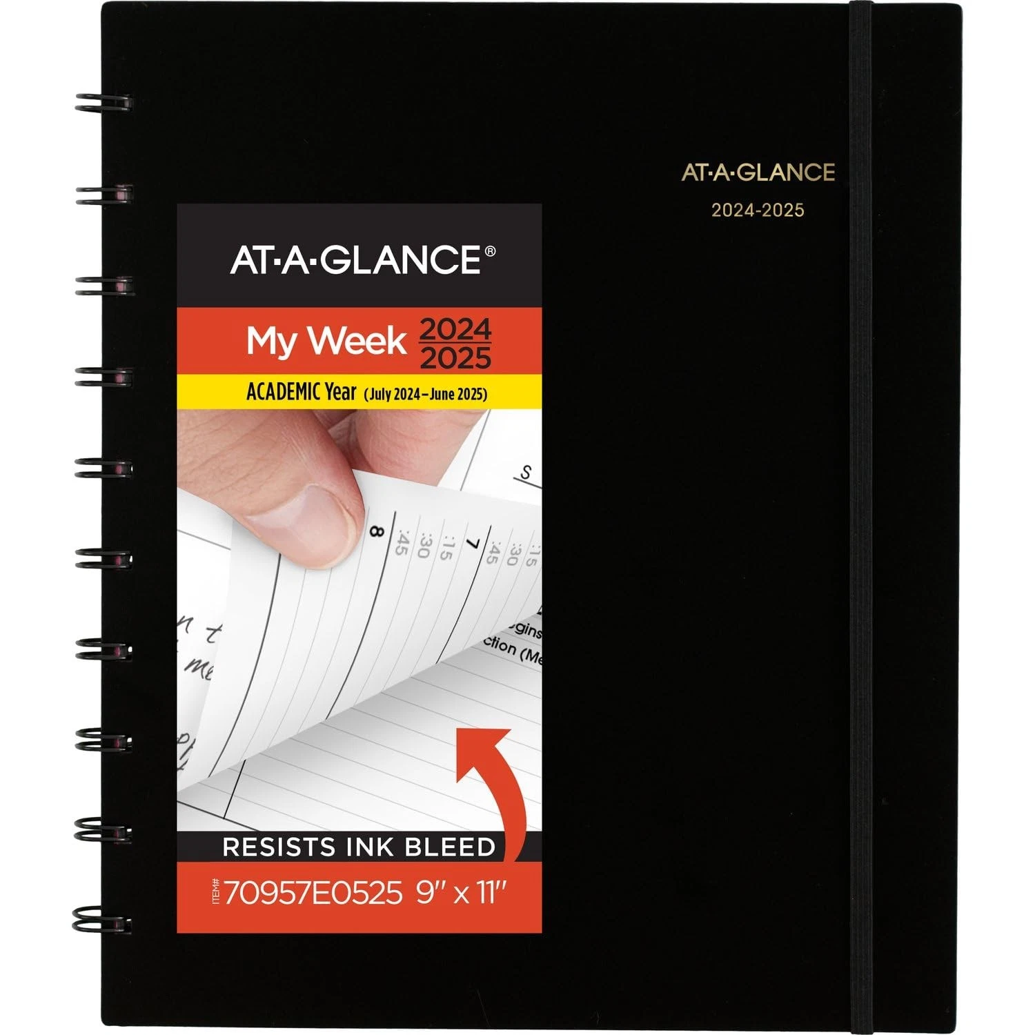 At A Glance Academic Planner July 2024 To June 2025 Weekly Monthly Spiral Bound