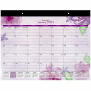 At-A-Glance Beautiful Day 2024 Monthly Desk Pad Calendar, Standard, 21 3/4" x 17"