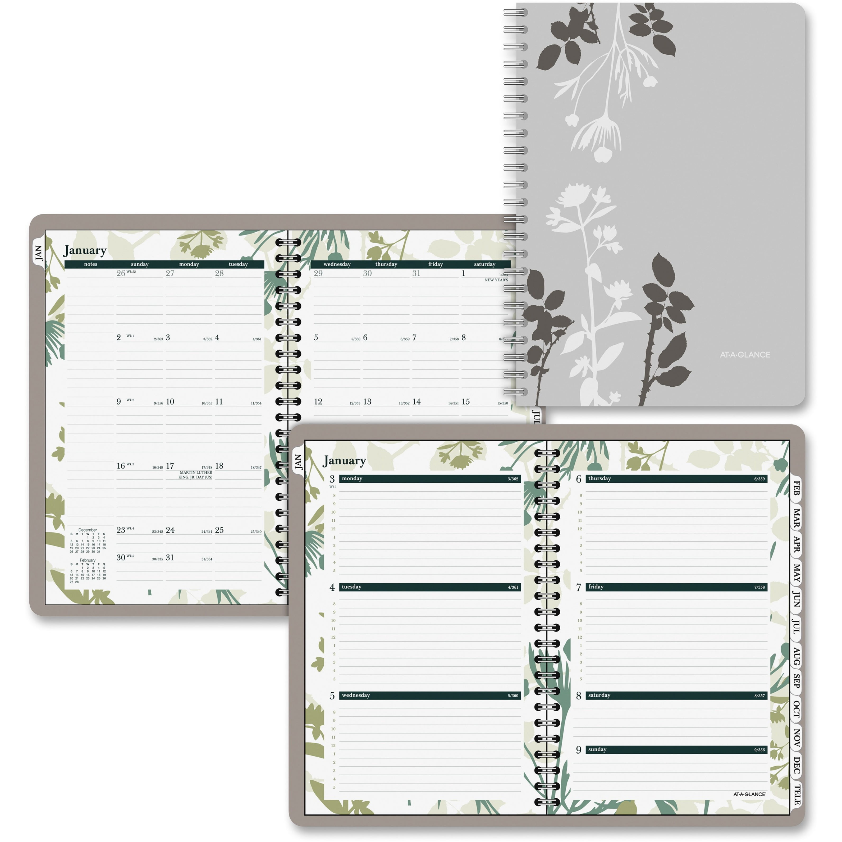 at-a-glance-botanique-compact-weekly-monthly-appointment-book-walmart