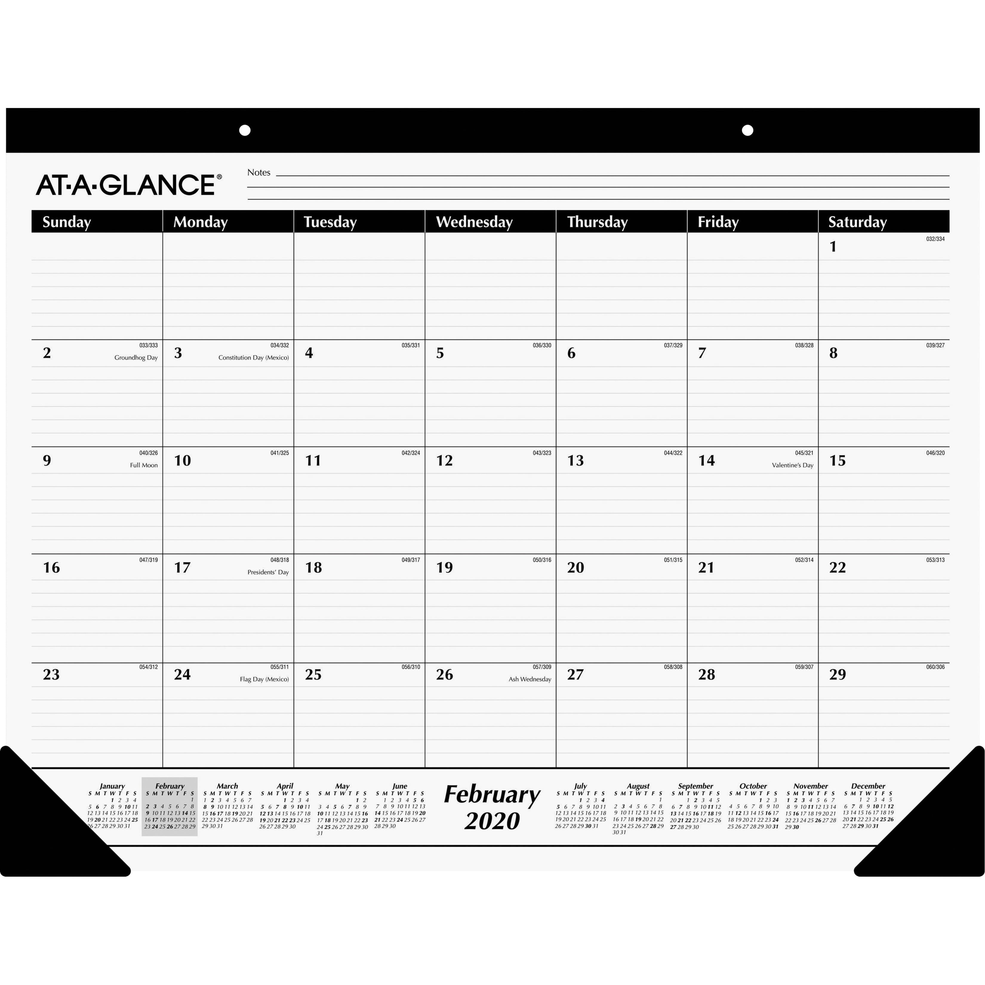At A Glance PM300-28: Horizontal Reversible Erasable Wall Calendar