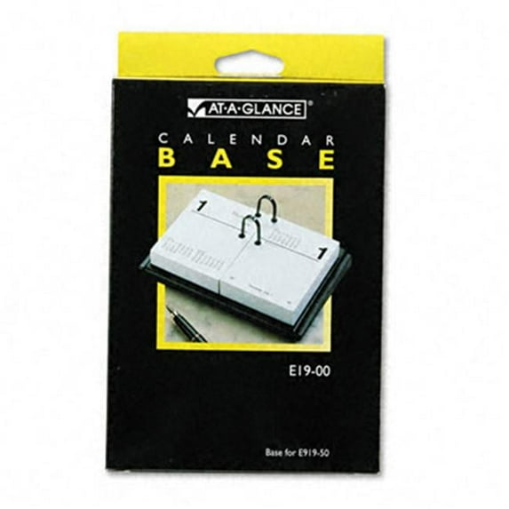 At-A-Glance Compact Desk Calendar Base For 3 x 3-3/4 Refill Black