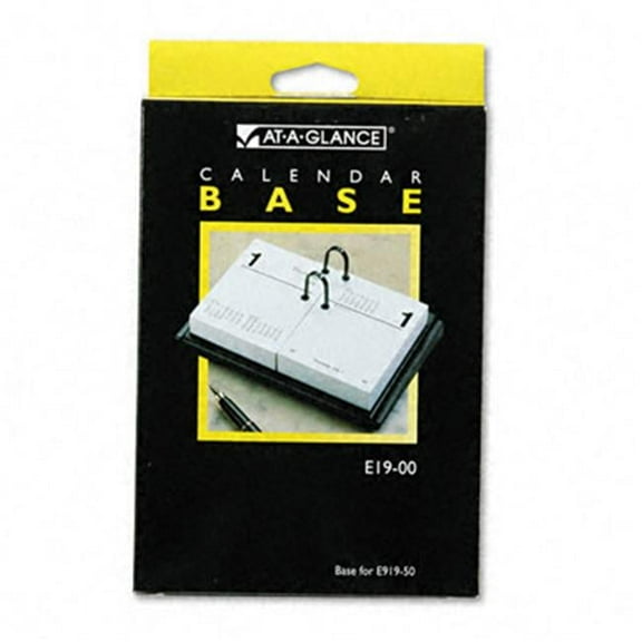 At-A-Glance Compact Desk Calendar Base For 3 x 3-3/4 Refill Black