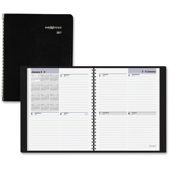 At-A-Glance DayMinder Ruled Wirebound Weekly Planner