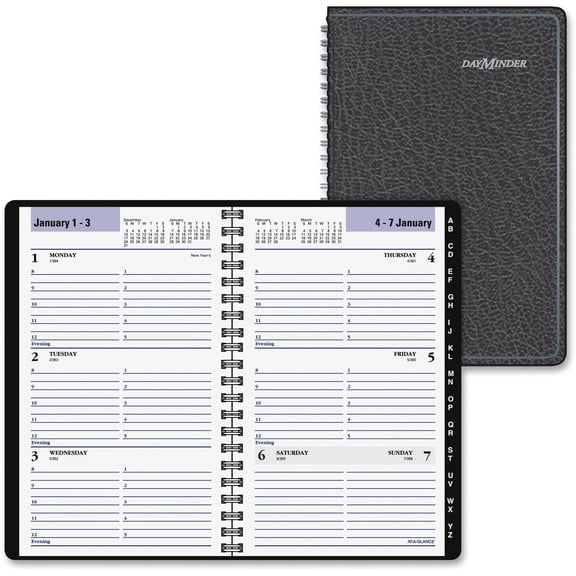 At-A-Glance DayMinder Weekly Appointment Book with Tab Tel/Add