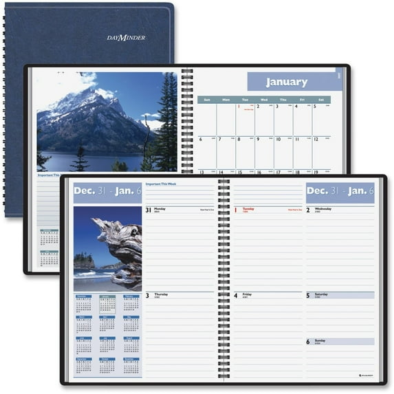 At-A-Glance DayMinder Weekly/Monthly Scenic Appointment Book