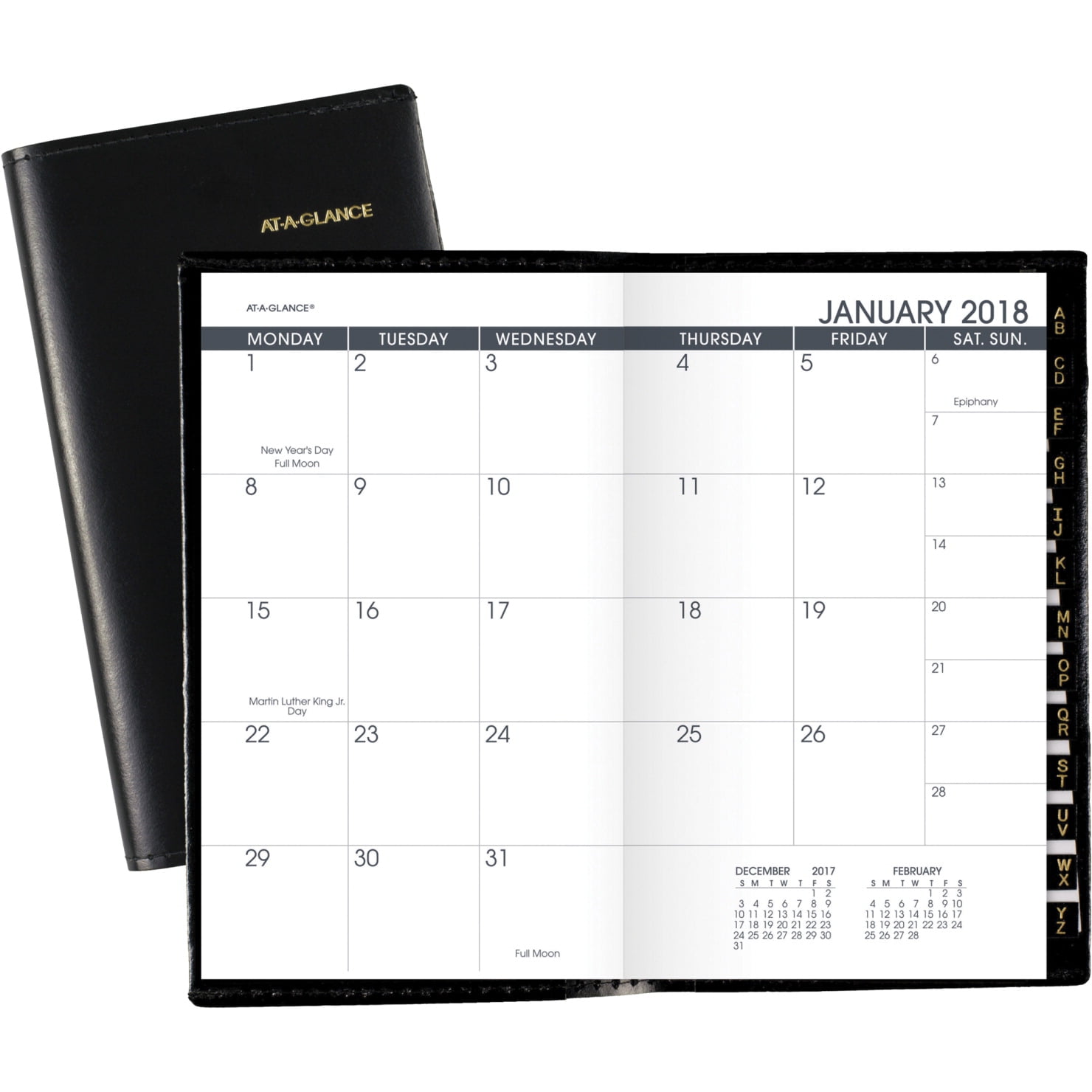 AtAGlance Deluxe Wirebound Pocket Planner Refill Two Pages Per