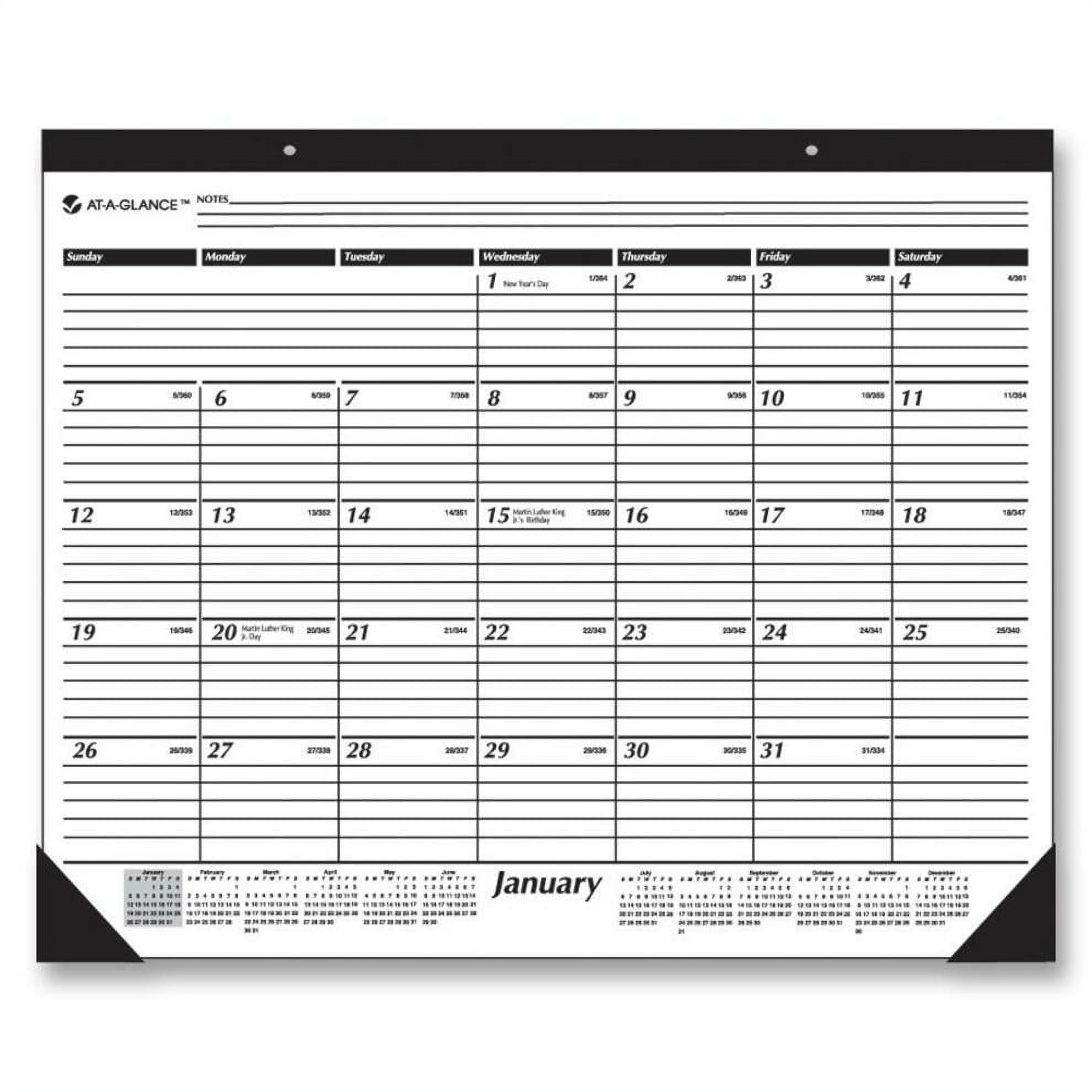 AtAGlance Desk Pad Calendar