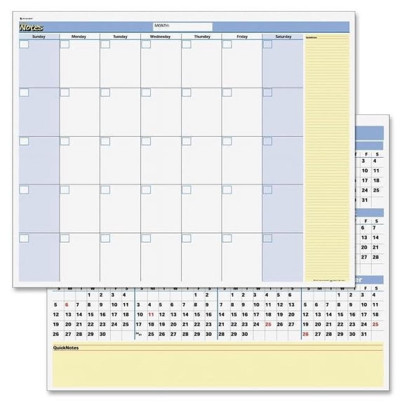 At A Glance 15.70 x 12.70 in. Mini Erasable Wall Planner