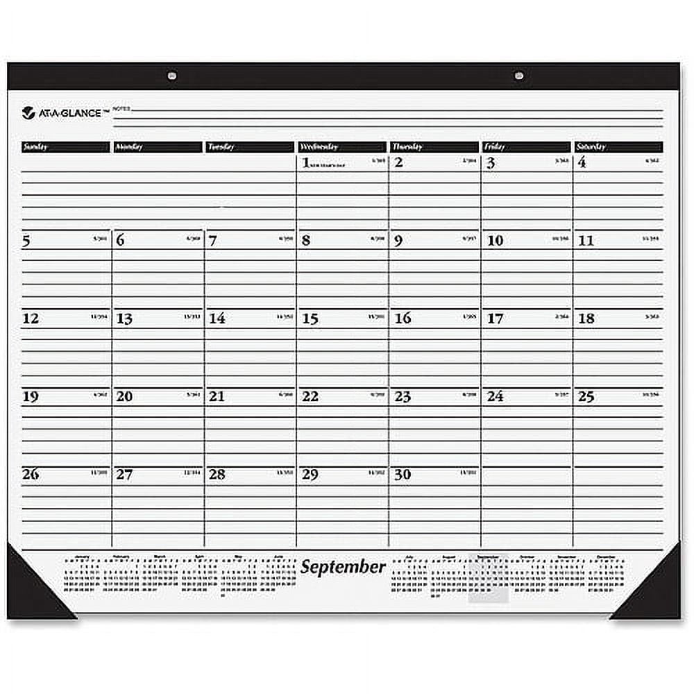 At-A-Glance Nonrefillable 16-Month Desk Pads