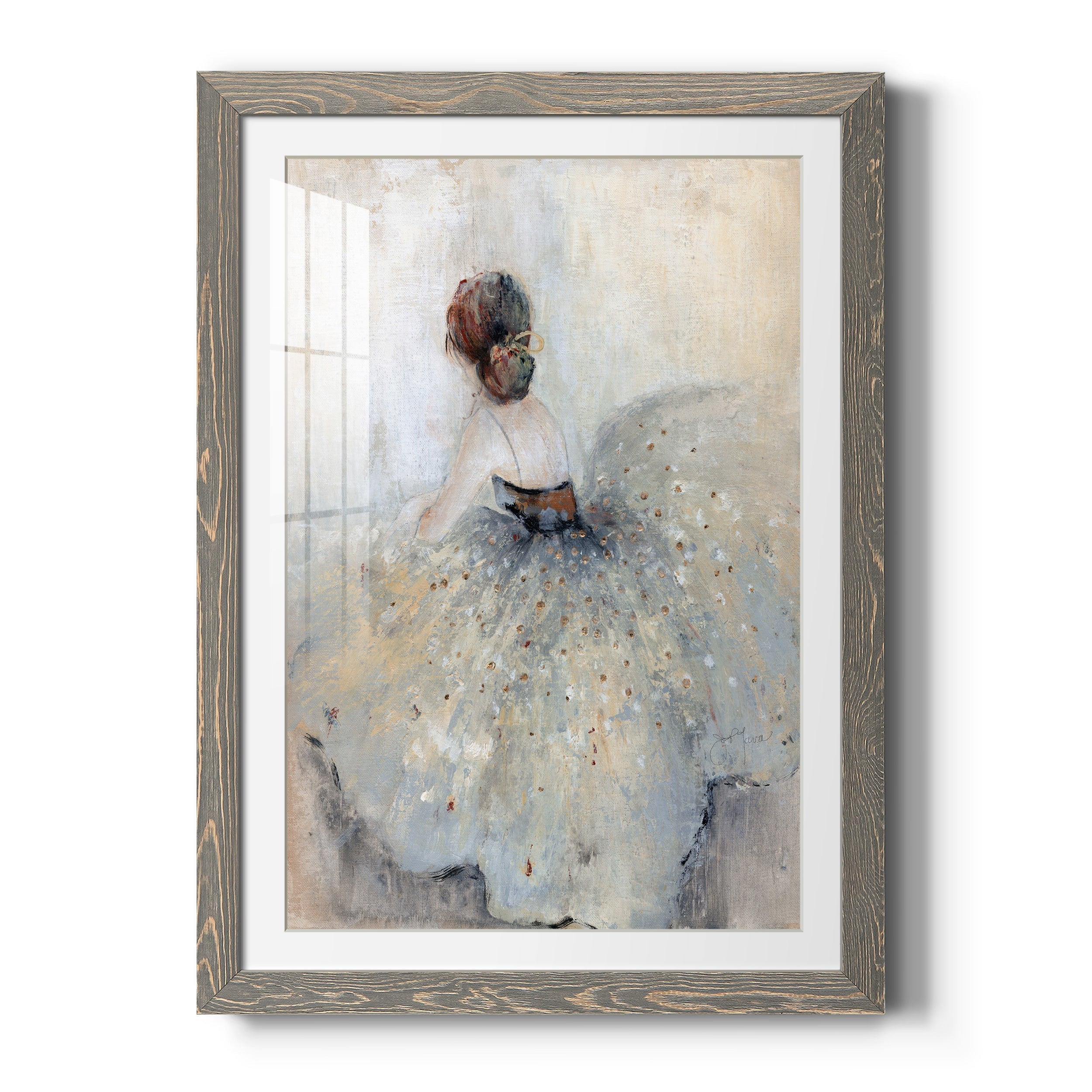 Sunday Best Hen - Premium Framed Print - Distressed Barnwood Frame - Ready to Hang