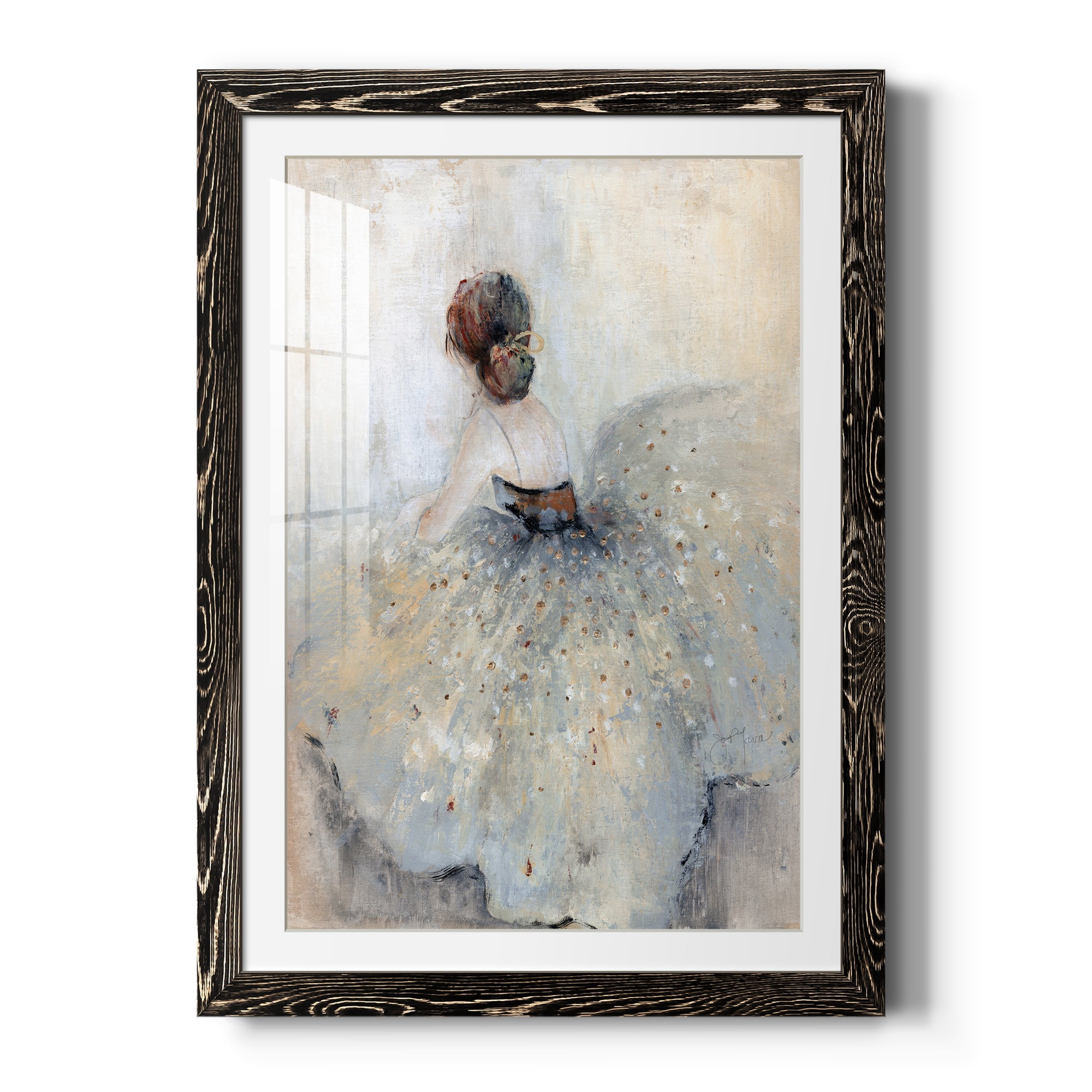 Sunday Best Hen - Premium Framed Print - Distressed Barnwood Frame - Ready to Hang