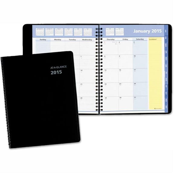 At-A-Glance Products  Quick Notes Monthly Planner - 8.75 x 7 in. - January to December - 2025