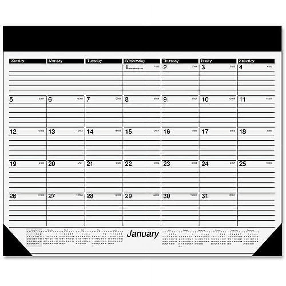 AtAGlance Refillable Desk Pad Calendar
