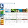 thumbnail image 1 of At-A-Glance Seasons in Bloom Erasable/Reversible Wall Planner 1 Year - January 2022 till December 2022 - 36" x 24" Sheet Size - Assorted - Erasable, Reversible, Four-Color Photos for Each Season - 1 E, 1 of 4