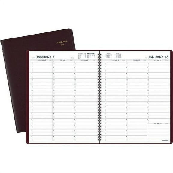 At-A-Glance Weekly Appointment Book Julian Dates - Weekly - 1.1 Year - January 2022 till December 2022 - 7:00 AM to 8:45 PM - Quarter-hourly, 7:00 AM to 5:30 PM - Saturday - 1 Week Double Page Layout